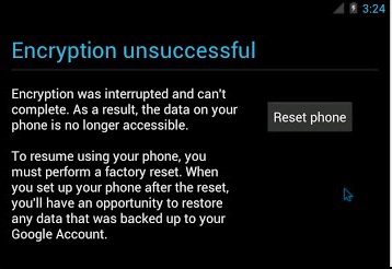 راهنمای جامع حل مشکل Encryption Unsuccessful در اندروید (تمامی مدل‌ها)